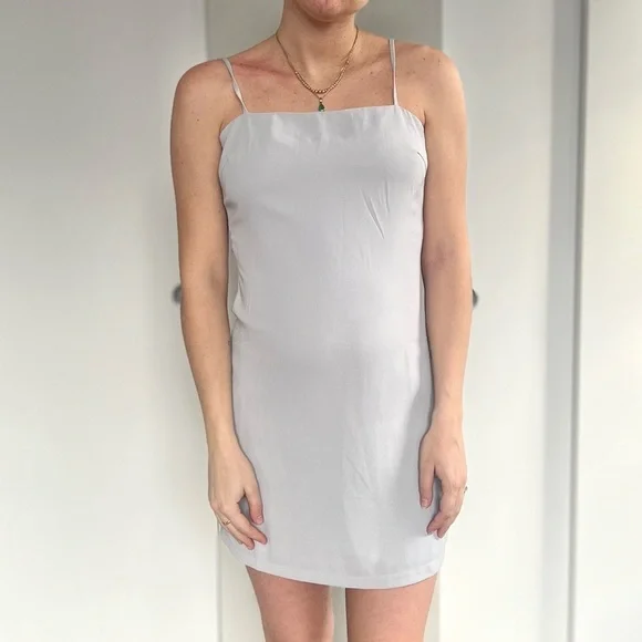 NWT Lulus Toast to Life Mini Dress – ’90s Coquette Minimalist Soft Girl Romantic - Picture 2 of 13